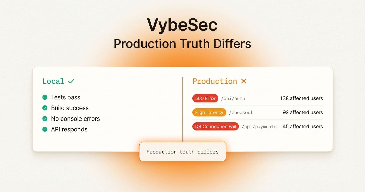 Why AI-Built Apps Crash in Production Even When They Look Fine Locally